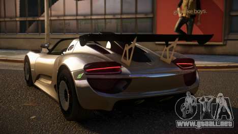 Porsche 918 Taflo para GTA 4