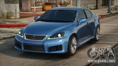 2009 Lexus IS-F (USE20) para GTA San Andreas