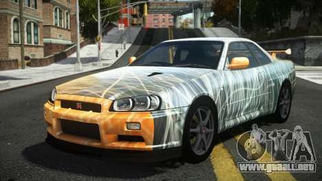 Nissan Skyline R34 Tufusa S5 para GTA 4