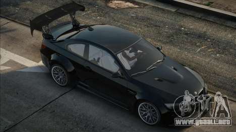 BMW M3 E92 Blak para GTA San Andreas