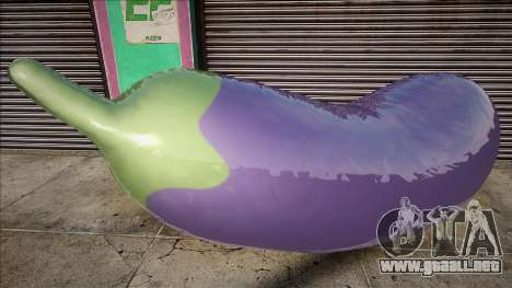 Eggplant Emoji Motorcycle para GTA San Andreas