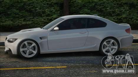 BMW M3 E92 White para GTA San Andreas