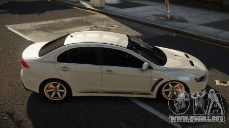 Mitsubishi Lancer Evo X Chutaro para GTA 4