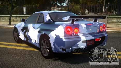 Nissan Skyline R34 Niohashi S4 para GTA 4