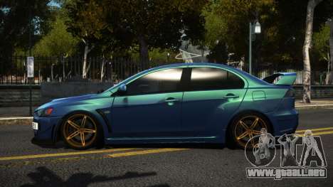 Mitsubishi Lancer Evo X Chudero para GTA 4