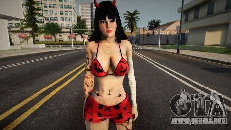 Chica de Halloween V1 para GTA San Andreas