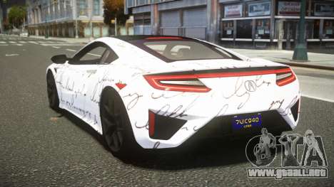 Acura NSX Niyoh S8 para GTA 4