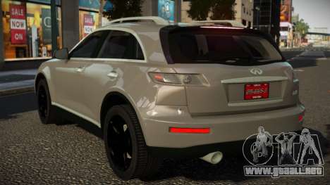 Infiniti FX45 Uzalio para GTA 4