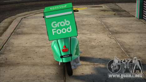 Vespa GrabFood Style para GTA San Andreas