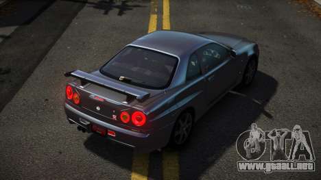 Nissan Skyline R34 Niohashi para GTA 4