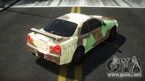 Nissan Skyline R34 Tufusa S14 para GTA 4