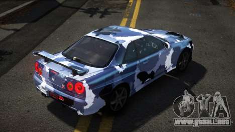 Nissan Skyline R34 Niohashi S4 para GTA 4