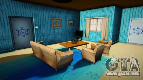 Interior de la Casa de la Piña para GTA San Andreas