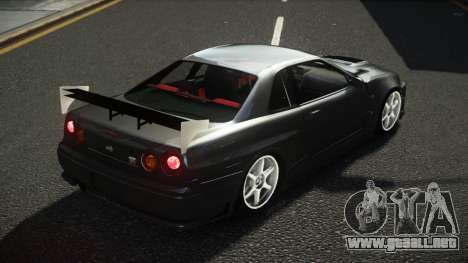 Nissan Skyline R34 Bafukas para GTA 4