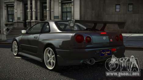 Nissan Skyline R34 Bafecion para GTA 4