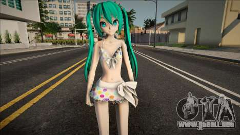 Hatsune Miku Polka Dot Bikini v1 para GTA San Andreas