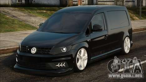 Volkswagen Caddy Black para GTA San Andreas