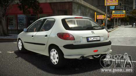 Peugeot 206 Lotra para GTA 4