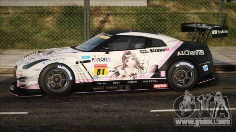 2014 Nissan GT-R Nismo GT3 para GTA San Andreas