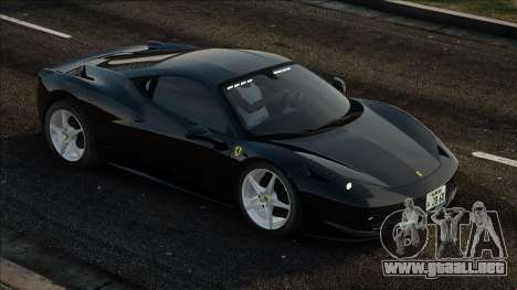 2010 Ferrari 458 Italia Undercover Police V1.1 para GTA San Andreas