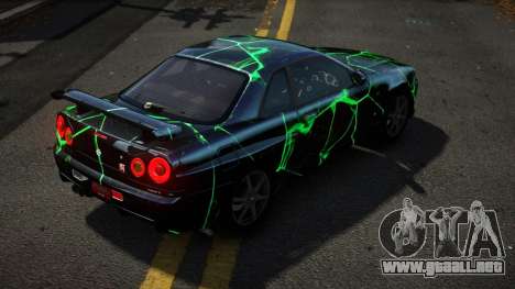 Nissan Skyline R34 Niohashi S11 para GTA 4