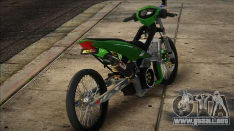 Y15ZR Hijau Ala-ala Drag para GTA San Andreas