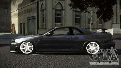 Nissan Skyline R34 Bafukas para GTA 4