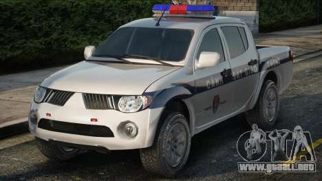 Mitsubishi L200 - Vietnam Traffic Police Pickup para GTA San Andreas