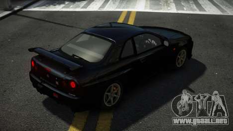 Nissan Skyline R34 Brahmo para GTA 4