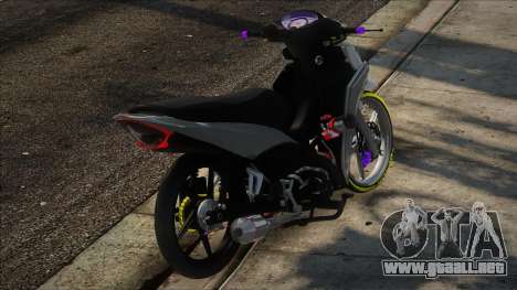 Honda Wave S 110 Enfierrada para GTA San Andreas