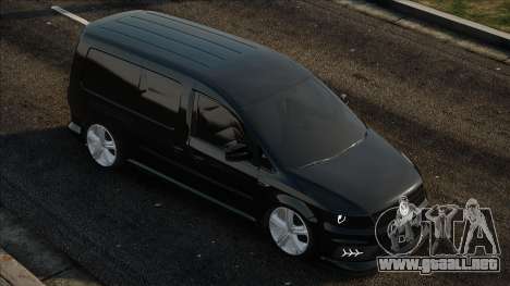 Volkswagen Caddy Black para GTA San Andreas