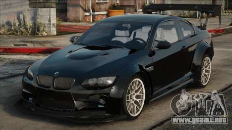 BMW M3 E92 Blak para GTA San Andreas