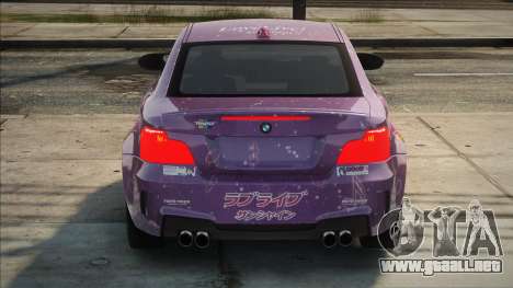 2012 BMW 1 Series M Coupe Vynyl para GTA San Andreas