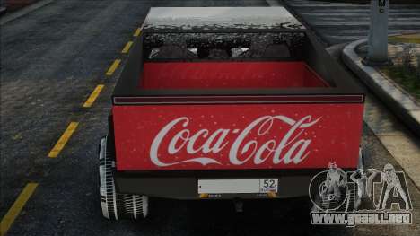 Tesla Cybertruck Coca-Cola para GTA San Andreas