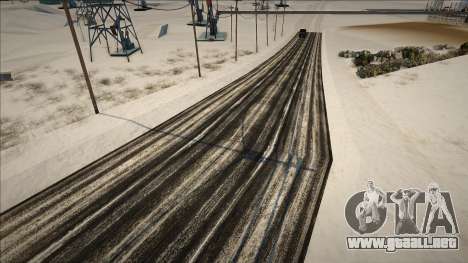 Carreteras invernales de alta calidad para GTA San Andreas