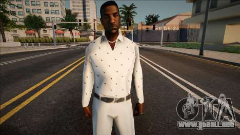 Jizzy con un traje blanco para GTA San Andreas