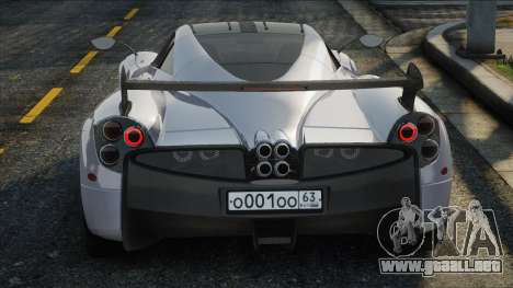 Pagani Huayra Silver para GTA San Andreas