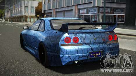 Nissan Skyline R33 Nebung S14 para GTA 4