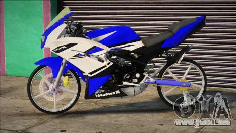 NINJA KAWASAKI RR SET INDO BIRU para GTA San Andreas