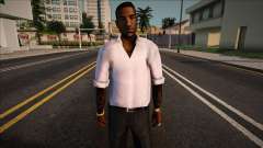 Jizzy con una camisa blanca para GTA San Andreas