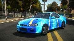 Nissan Skyline R34 Niohashi S7 para GTA 4