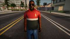 Jizzy en un traje de golf para GTA San Andreas