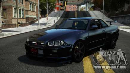 Nissan Skyline R34 Backil para GTA 4