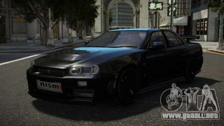 Nissan Skyline R34 Ledrom para GTA 4