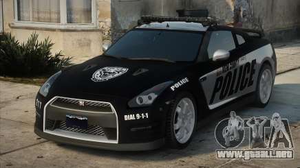 2012 Nissan GT-R R35 Black Edition Police para GTA San Andreas