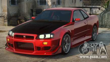 Nissan GTR R34 Sunline Racing para GTA San Andreas