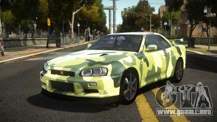 Nissan Skyline R34 Niohashi S2 para GTA 4