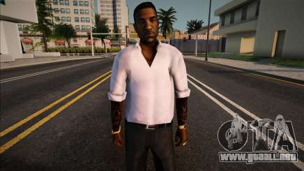 Jizzy con una camisa blanca para GTA San Andreas