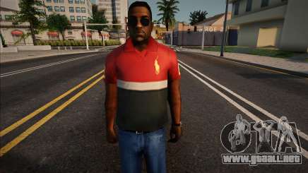 Jizzy en un traje de golf para GTA San Andreas