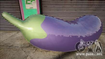 Eggplant Emoji Motorcycle para GTA San Andreas